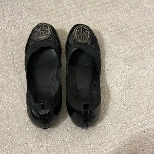 Black Tory Burch Flats